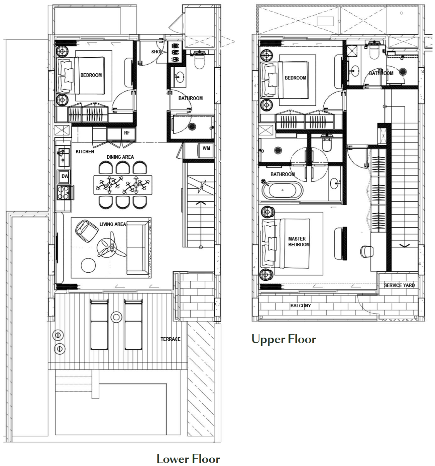 3 BR Duplex