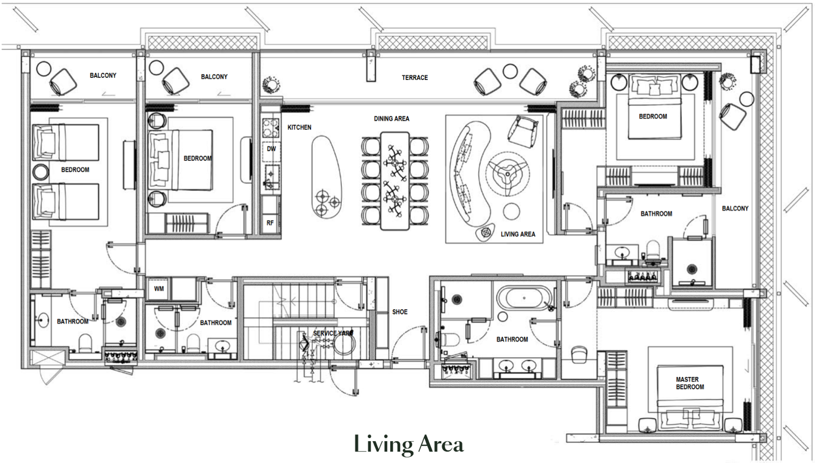4 BR Penthouse