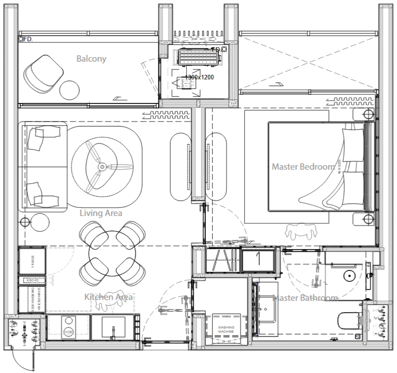 1 BR