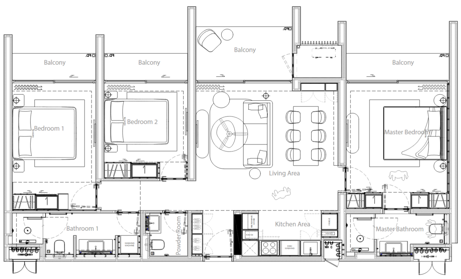 3 BR